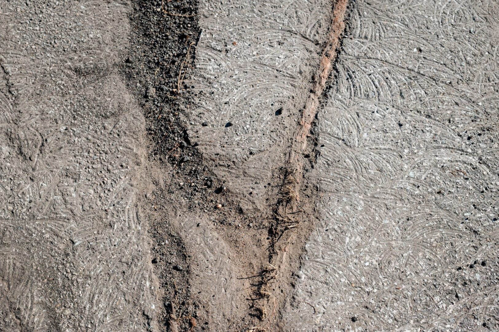 A rough dirt path